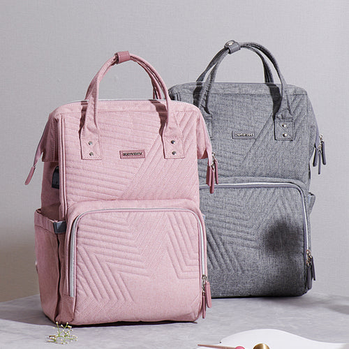 Large Capacity Diaper Bag Backpack with Insulated Pockets - Waterproof Multi-Function Travel Baby Bag for Mom & Dad, Stylish Maternity Nappy Bag, Portable Changing Bag Organizer for Baby Care & Outdoors