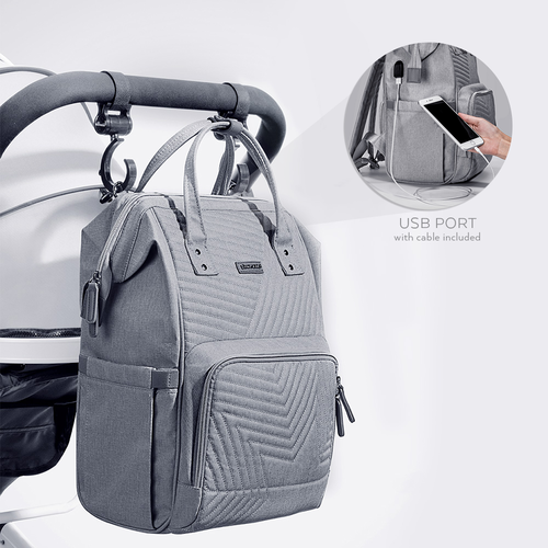 Large Capacity Diaper Bag Backpack with Insulated Pockets - Waterproof Multi-Function Travel Baby Bag for Mom & Dad, Stylish Maternity Nappy Bag, Portable Changing Bag Organizer for Baby Care & Outdoors