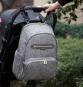 Large Capacity Diaper Bag Backpack with Stroller Straps - Waterproof Travel Maternity Bag for Mom and Dad - Multi-Function Baby Nappy Bag with Insulated Pockets, Tissue Pocket, and Laptop Compartment - Stylish Designer Nursery Bag